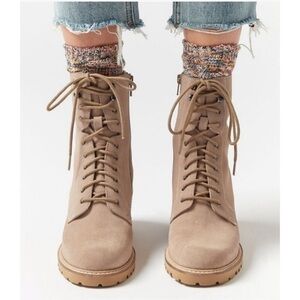 Like New - Seychelles Irresistible Combat Lace-Up Suede boots - size 7